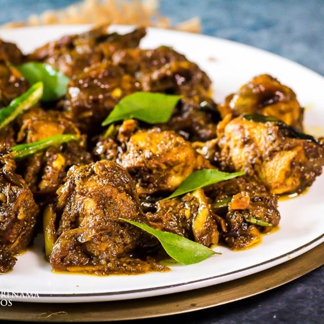 Chicken Pepper Fry (Indian Style).