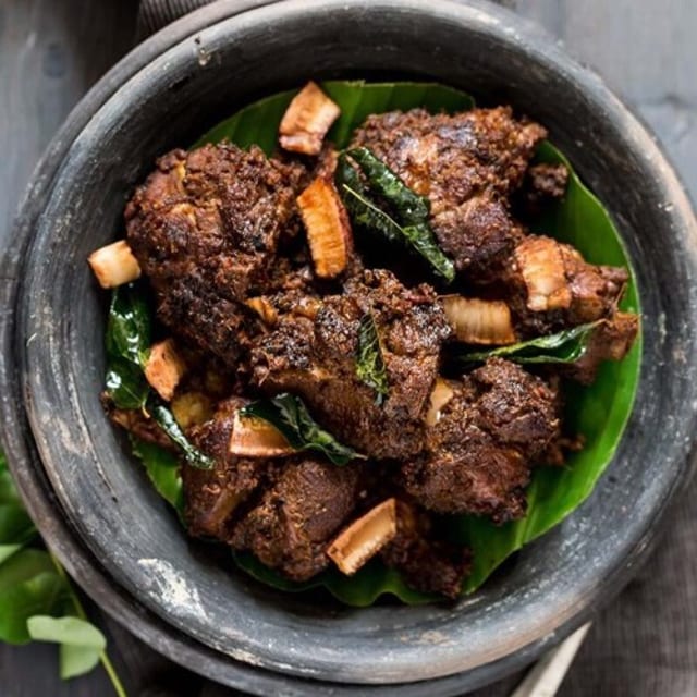 Goat Pepper Fry.