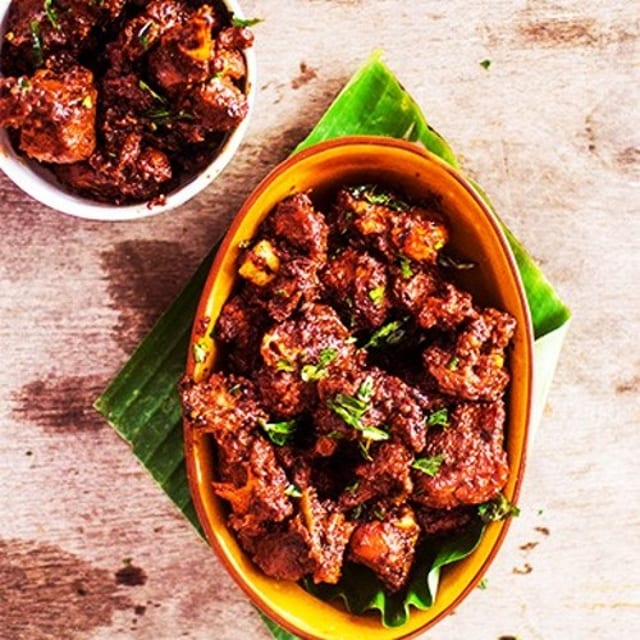 Mutton Ghee Roast (Boneless).
