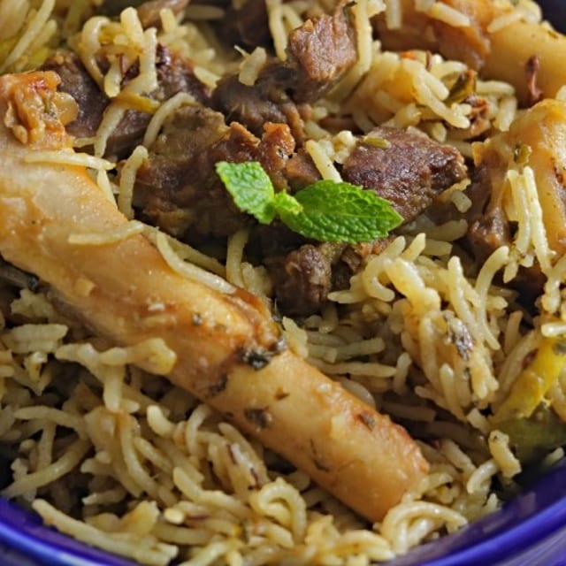 Guntur Mutton Roast Pulav.