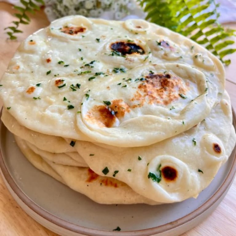 Delicious Garlic Naan