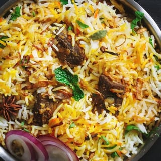 Boneless Goat Biryani